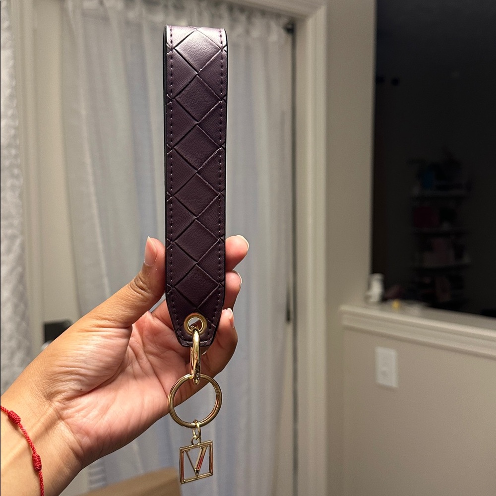 ** SOLD ** - Victoria's Secret Purple Key Holder with Gold Charm